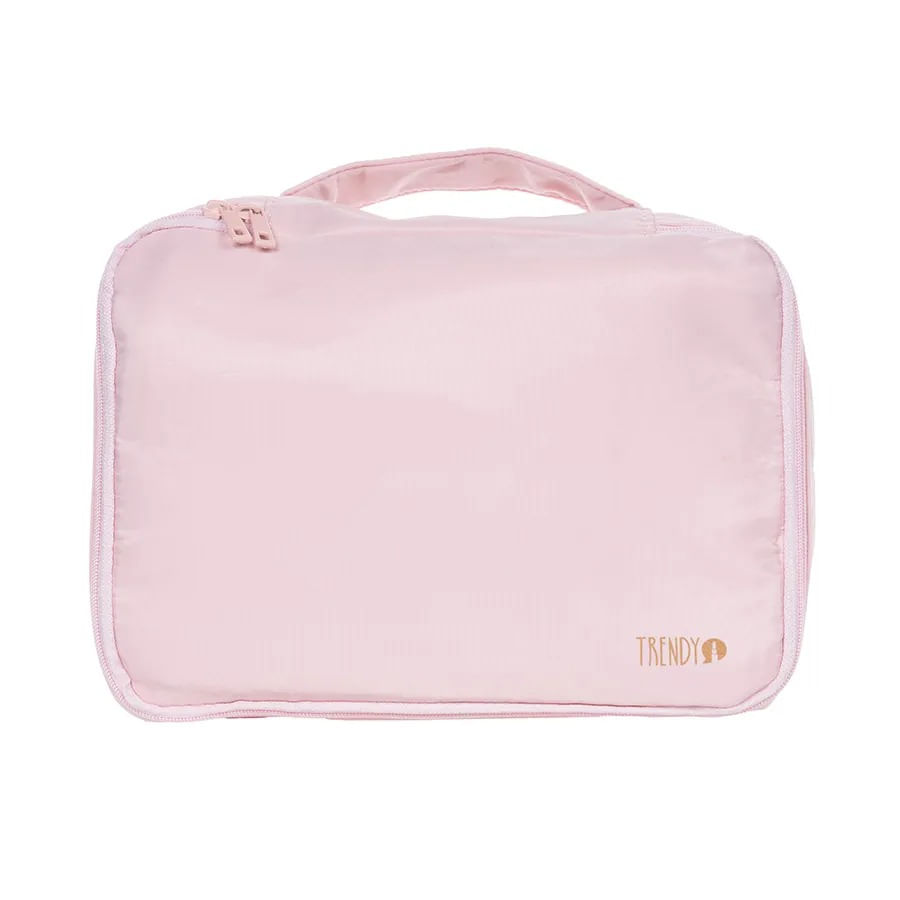 TRENDY COSMETIQUERA VIAJERA ROSADA REF OMT16