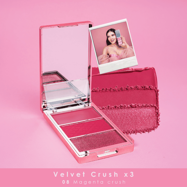 BLOOMSHELL VELVET RUBOR X3 CRUSH 08