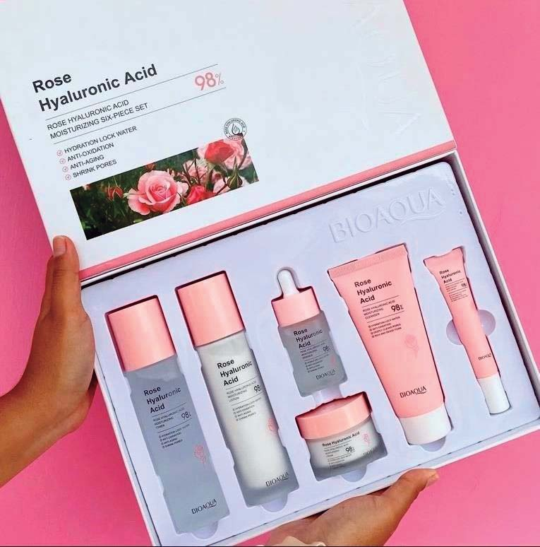 BIOAQUA KIT FACIAL ROSAS