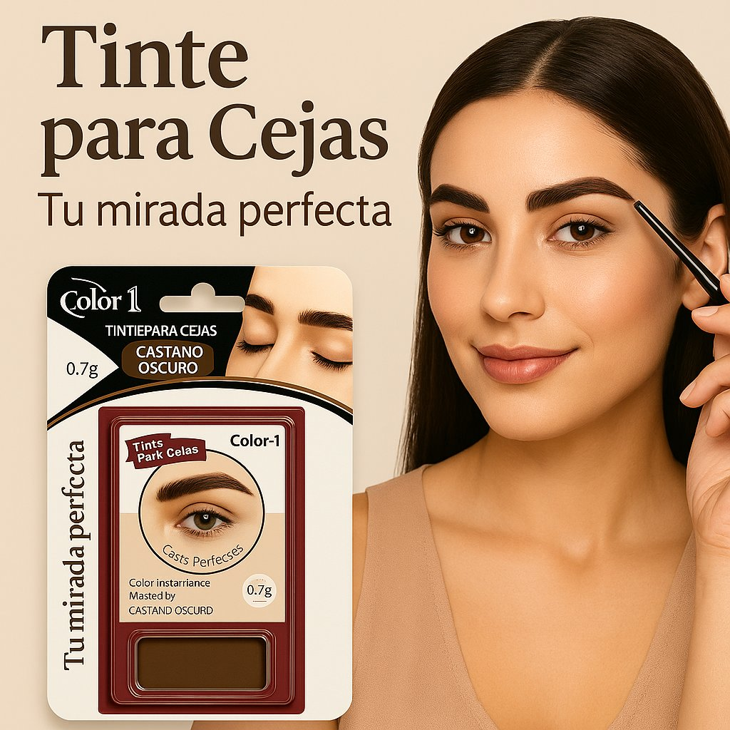 COLOR 1 PARA CEJAS CASTAÑO OSCURO SOBRE  0.7GR