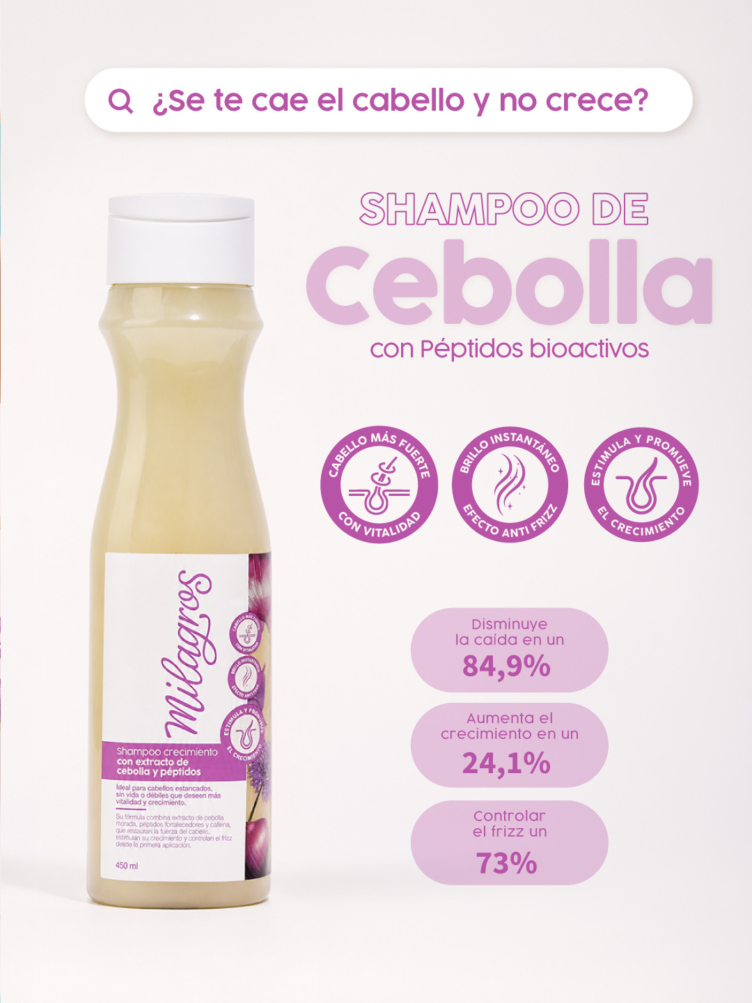 MILAGROS SHAMPO CEBOLLA