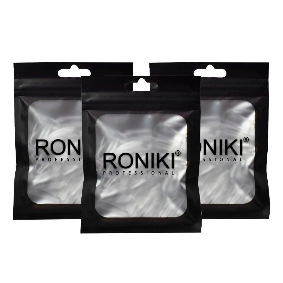 RONIKI UÑAS PRESS ON X 60 PAQ COMPLETO