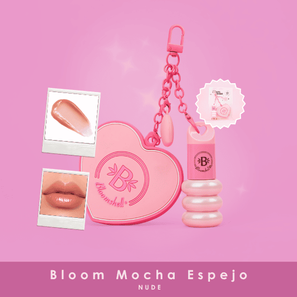 BLOOMSHELL BRILLO HIDRATANTE MOCHA CON ESPEJO