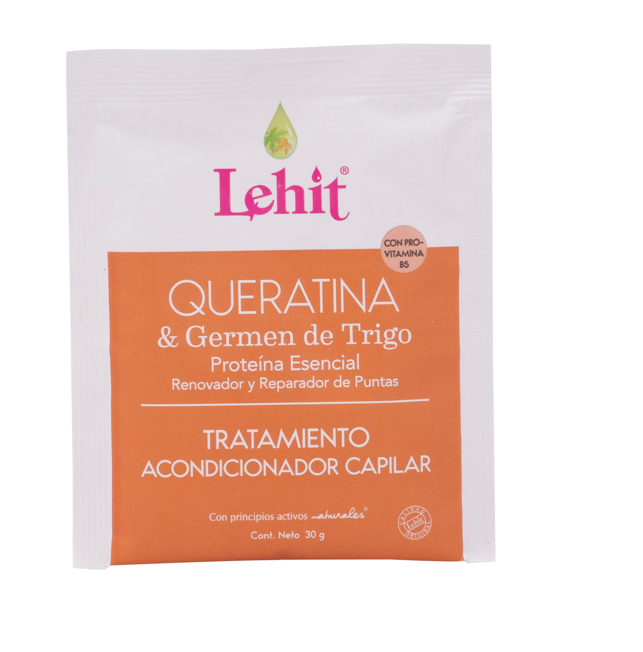 LEHIT SHAMPO SIN SAL QUERATINA SOBRES