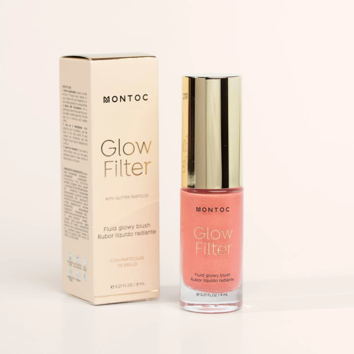 MONTOC RUBOR LIQUIDO GLOW FILTER DURAZNO 1.5