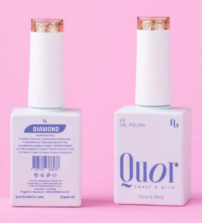 QUOR ESMALTE SATURADO DORADO DIAMOND