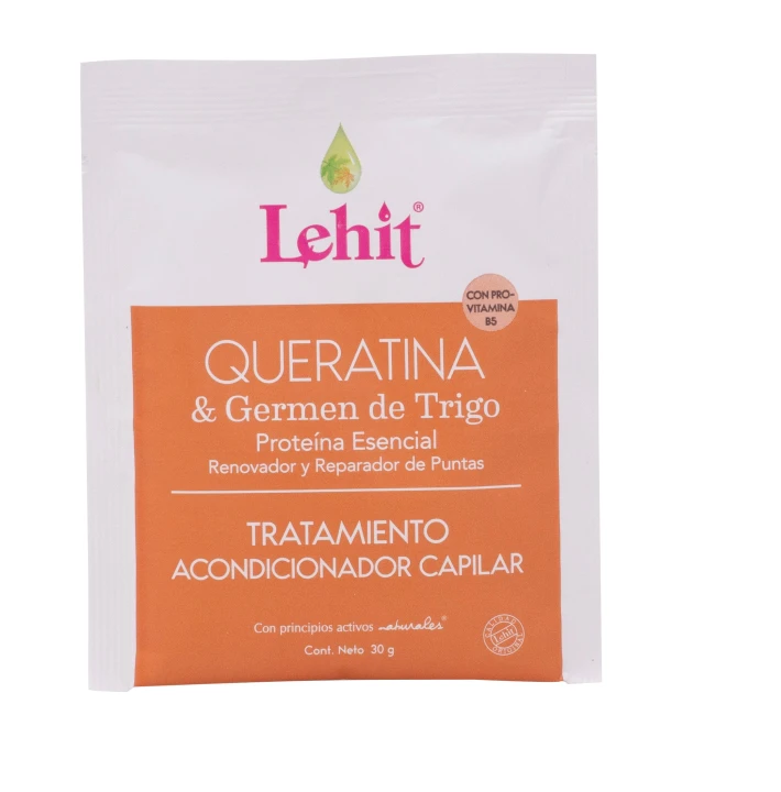 LEHIT TRATAMIENTO QUERATINA Y GERMEN DE TRIGO SOBRE