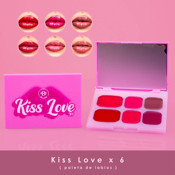 BLOOMSHELL PALETA DE BRILLOS LABIAL X6