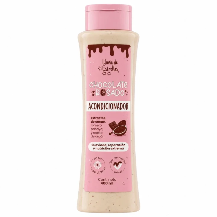 LLUVIA DE ESTRELLAS ACONDICIONADOR CHOCOLATE ROSADO X 400 ML