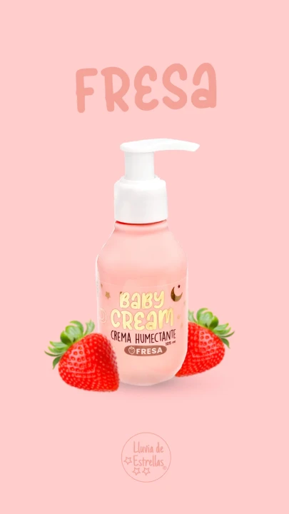 LLUVIA DE ESTRELLAS BABY CREAM FRESA Y MACADAMIA X 105ML
