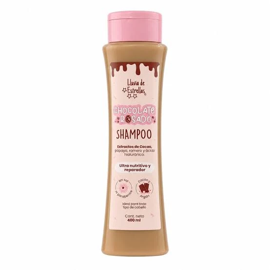 LLUVIA DE ESTRELLAS SHAMPOO CHOCOLATE ROSADO X 400 ML