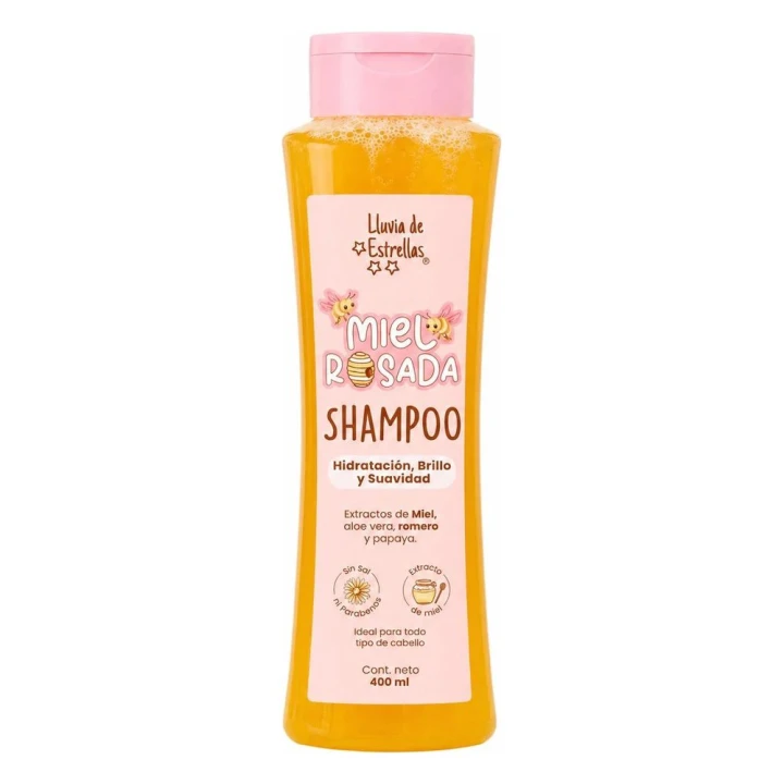 LLUVIA DE ESTRELLAS SHAMPOO MIEL ROSADA X 400ML