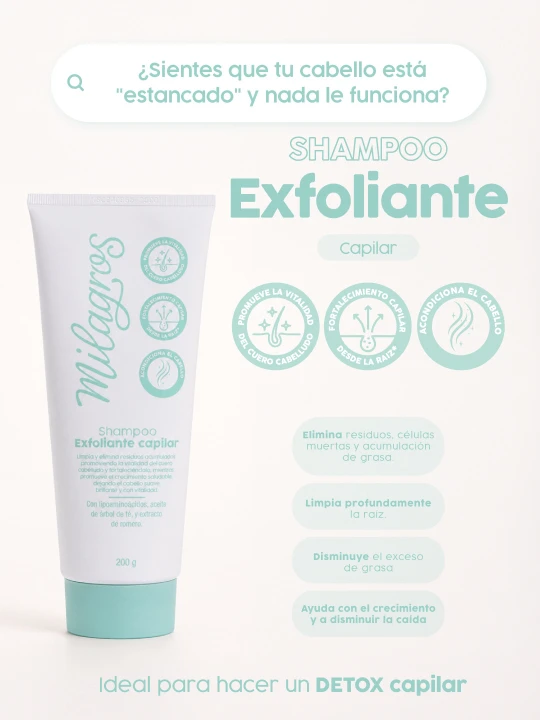 MILAGROS SHAMPO EXFOLIANTE CAPILAR