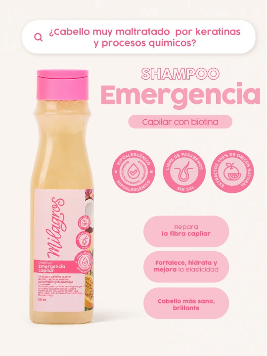 MILAGROS SHAMPO EMERGENCIA