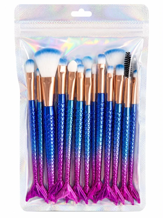 SET DE BROCHAS COLA SIRENA X20