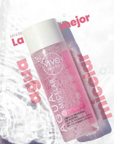 VIVE BEAUTY AGUA MICELAR LIMPIEZA PROFUNDA X 210ML