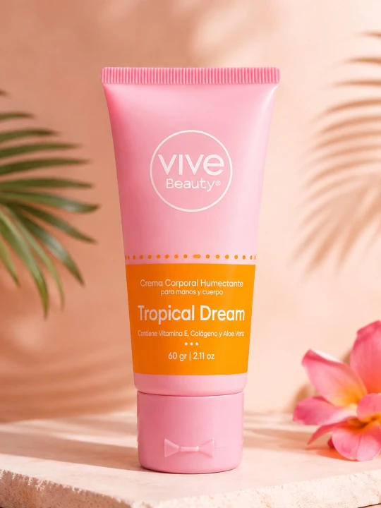 VIVE BEAUTY CREMA CORPORAL TROPICAL DREAM X 60GR