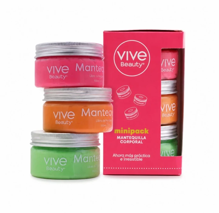 VIVE KIT DE MANTEQUILLAS TROPICALES X 3 UND 100ML C/U