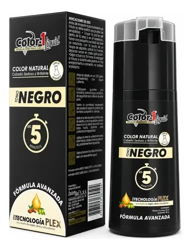 COLOR 1 TINTE LIQUIDO NEGRO 180 ML