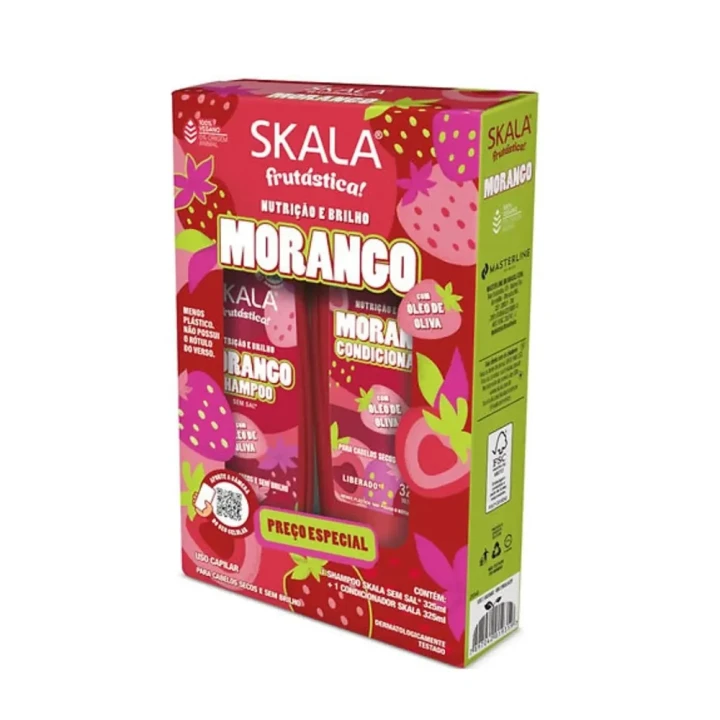 SKALA KIT SHAMPOO+ACONDICIONADOR STRAWBERRY 325ML