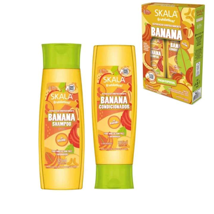 SKALA KIT SHAMPOO+ACONDICIONADOR BANANA 325ML