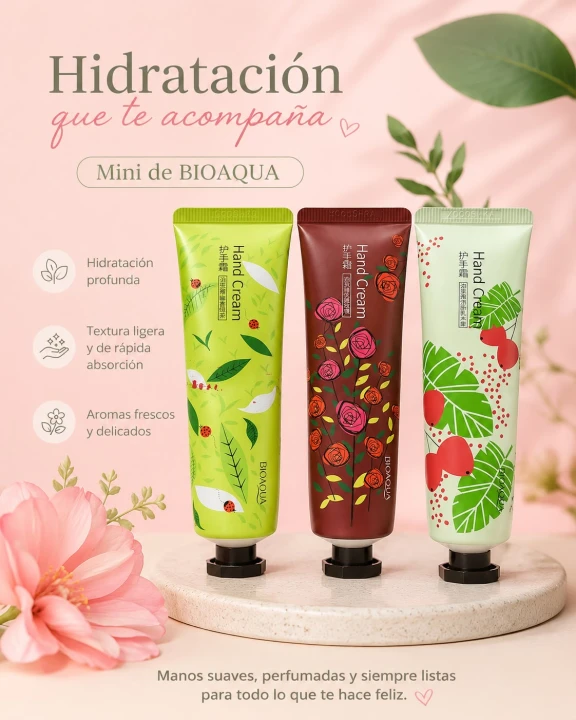 BIOAQUA CREMA DE MANOS MINI