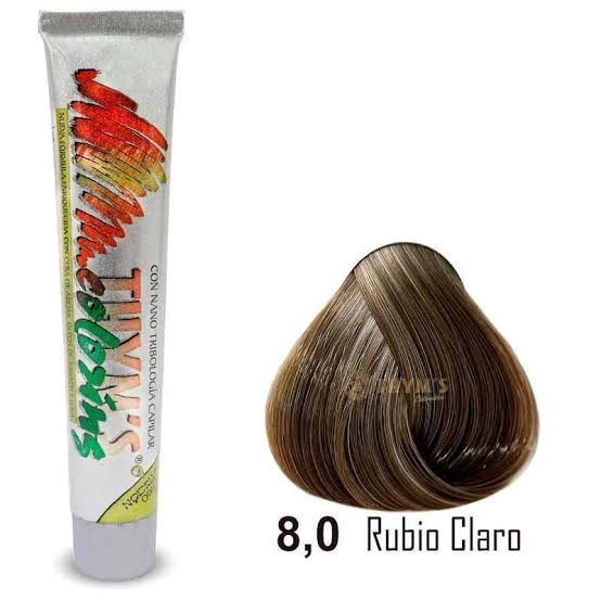 THYM´S TINTE PERMANENTE 8,0 RUBIO CLARO