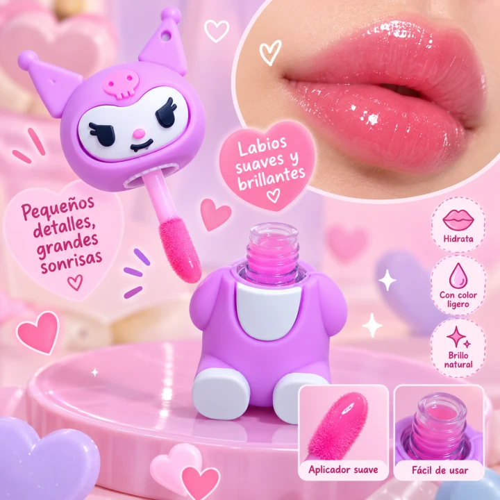 LIP GLOSS KUROMI ROSA