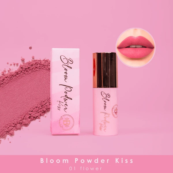 BLOOMSHELL PODWER KISS LABIAL EN POLVO 01 FLOWER