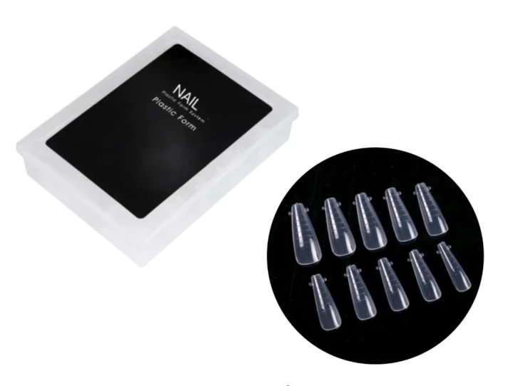 NAIL PLASTIC FORM MOLDES POLY GEL
