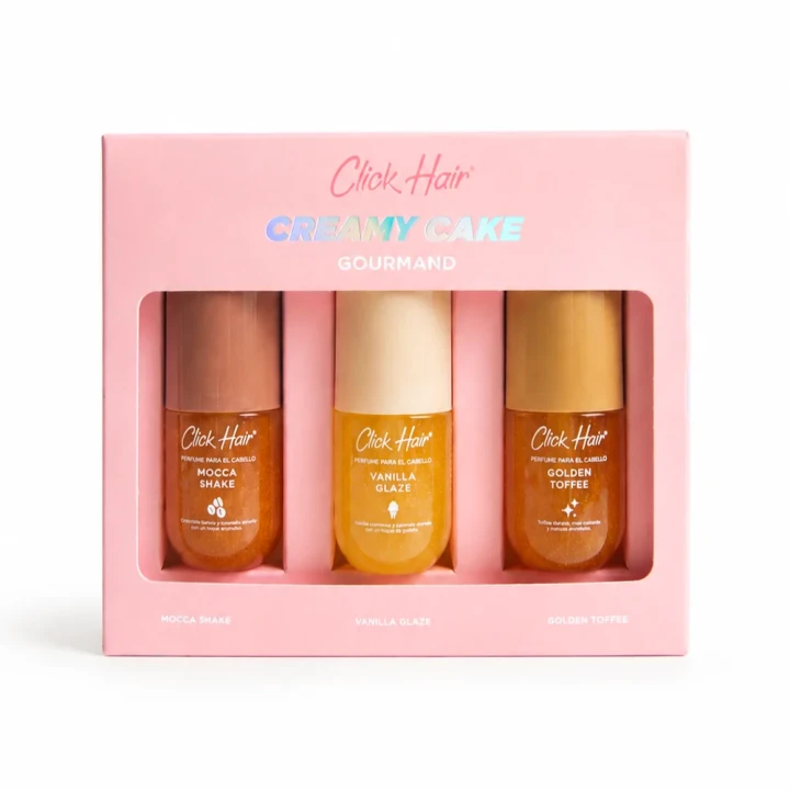 CLICK HAIR KIT X 3 PERFUMES GOURMAND CREAMY CAKE