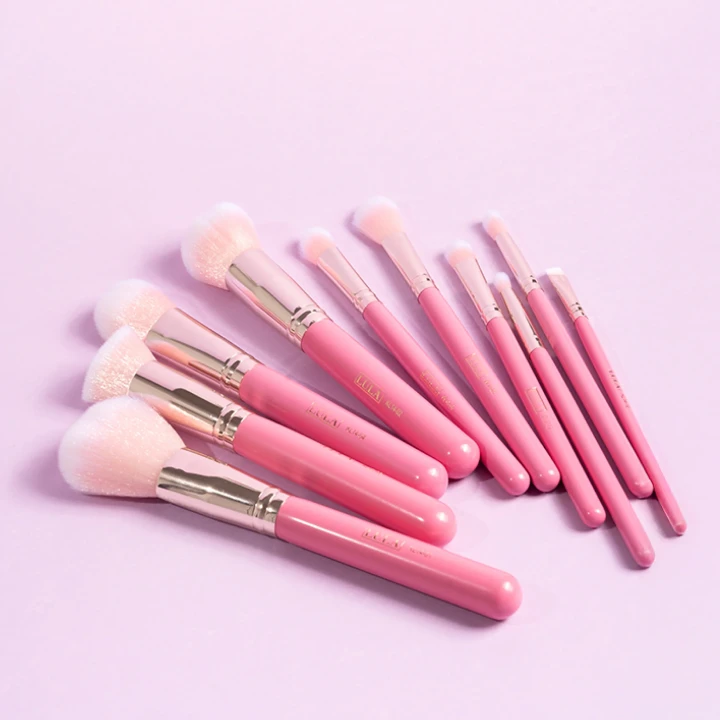 LULA KIT DE BROCHAS X10 PCS BUBBLEGUM