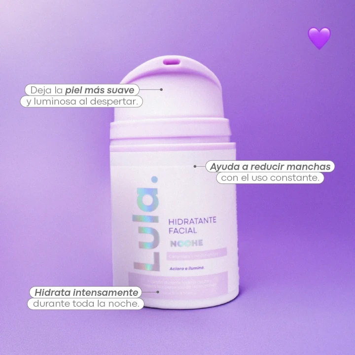 LULA HIDRATANTE FACIAL DE  NOCHE CON CERAMIDA