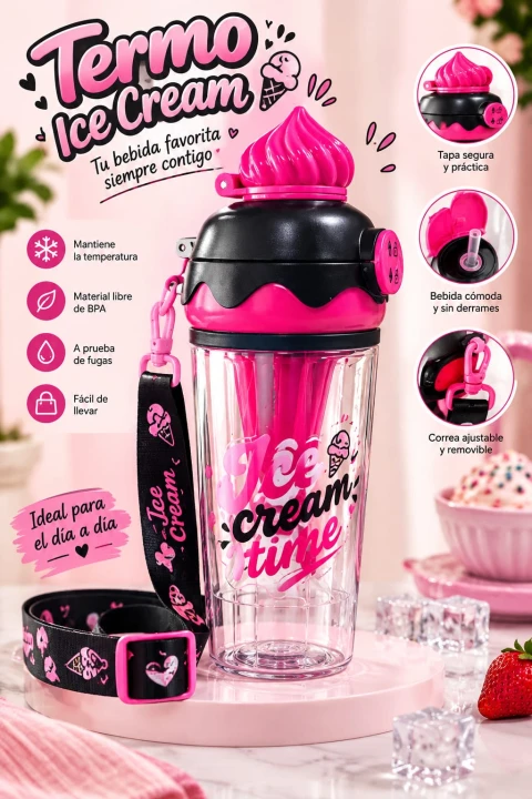 TERMO CREAM BOTTLE