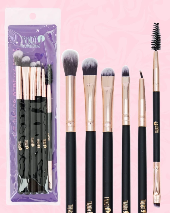 TRENDY KIT BROCHAS OJOS X 6 GENERICA BT015